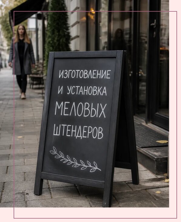 Меловые штендеры в Гудермесе по цене от 6661 р. | Аванза-Гдр